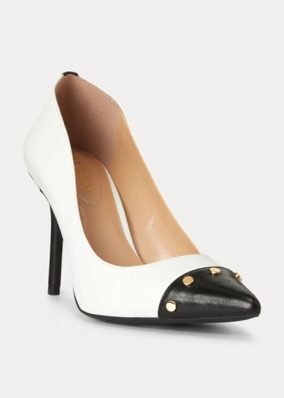 Women's Ralph Lauren Lindella Leather Pumps | 729463LRG